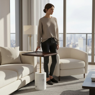 Designer side table modern magazine table living room coffee tables