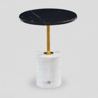 Black Round Side Table Luxury Table Round Living Room Coffee Tables