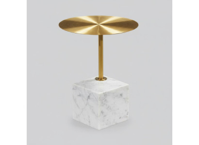 Luxurious white side table living room designer shelf coffee tables