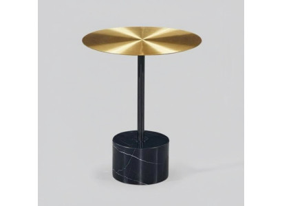 Black-Gold Side Table, Round Storage Table, Living Room Tables, New