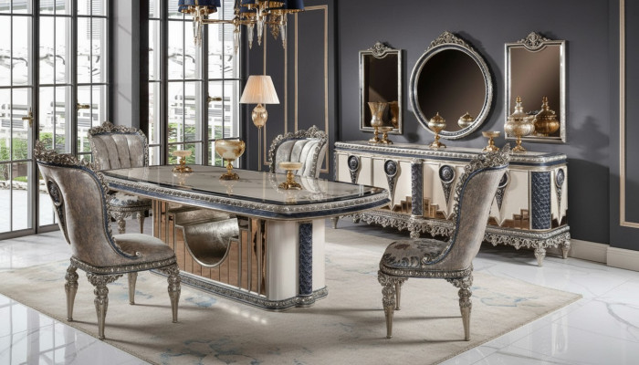 Gray Dining Room Set Classic Dining Room Furniture Dining Table Sideboard New