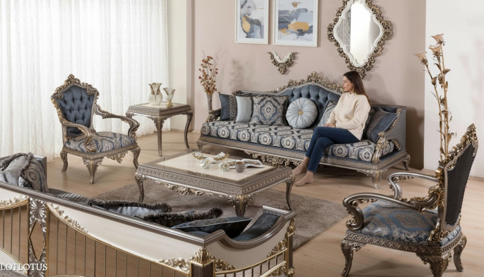 Sofa set 3+1+1 seater luxury furniture sofa set couch sofa upholstery 3-piece new