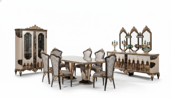 Complete Classic Dining Room Set Luxury Dining Room Dining Table Chairs