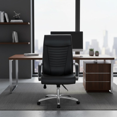 Stylish Gaming Chair Black Office Chair Desk Swivel Chair Executive Chair New