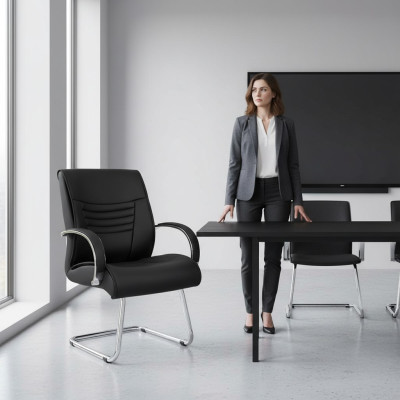 Waiting Room Practice Office Furniture Leather Chairs Armchairs Conference Chair