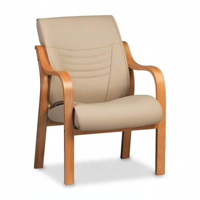 Chair Faux Leather Design Upholstered Chair Beige Chairs Dining Chair Office Chair