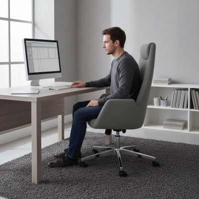 Modern comfortable swivel chair furniture grey office armchair gaming chair office chair new