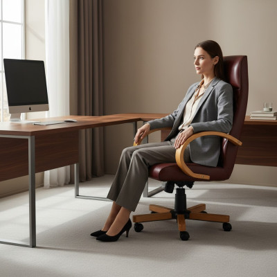 Modern comfortable swivel chair Möbel Braun office chair gaming chair office chair