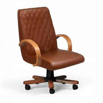 Modern faux leather swivel chair furniture brown office chair gaming chair office chair