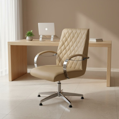 Modern swivel chair furniture beige office chair gaming chair office armchair furnishing