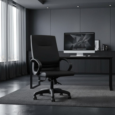 Stylish Office Chair Black Desk Chair Swivel Chair Office Furniture Office Seating
