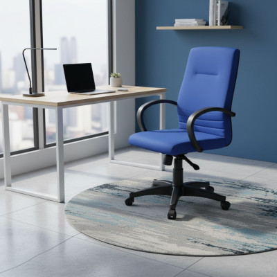 Office Chair Gaming Single Chair Blue Desk Chair Swivel Chair