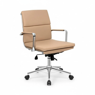 Luxurious swivel chair beige gaming modern single chair office chair office chair