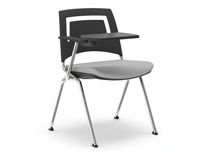 Stylish gray chair, modern chair, high-quality design, office chair, new.