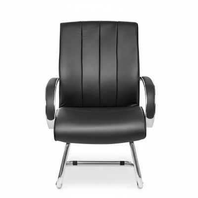 Executive chair, leather-upholstered, black office chair, computer chairs, chair furniture, new