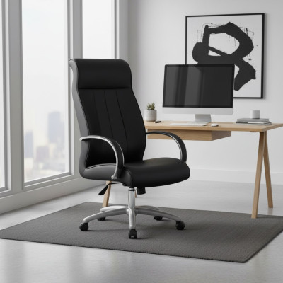Executive chair, armchair, faux leather upholstery, office chair, swivel, computer chairs, new