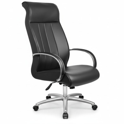 Computer chairs black executive armchair faux leather upholstery office chair swivel