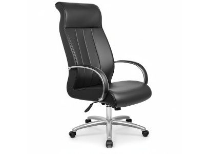 Computer chairs black executive armchair faux leather upholstery office chair swivel