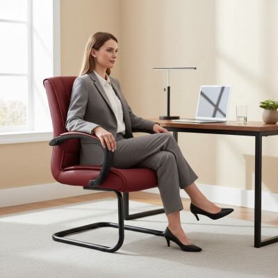 Waiting room practice office furniture leather chairs armchair conference chair