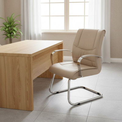 Conference chair waiting room practice office furnishing faux leather chairs