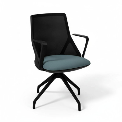 Luxurious black office chairs upholstered armchair chair swivel chair