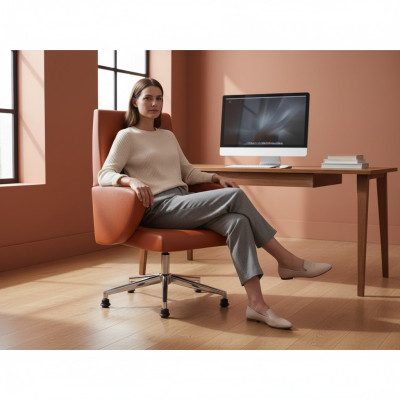 Office chair office orange armchair gaming chair desk swivel chair boss new armchair