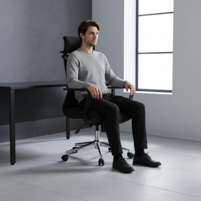 Swivel executive office chair desk chair swivel chair armchair textile chair