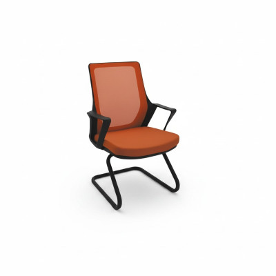 High-quality office chair orange desk chair modern textile chair fabric new