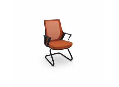 High-quality office chair orange desk chair modern textile chair fabric new