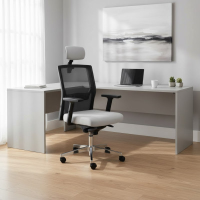 Office chairs gray desk chair swivel chair executive chair mesh design office chair