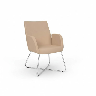 Design chair, armchair, upholstered chairs, luxury textile, armchair, beige office chair.