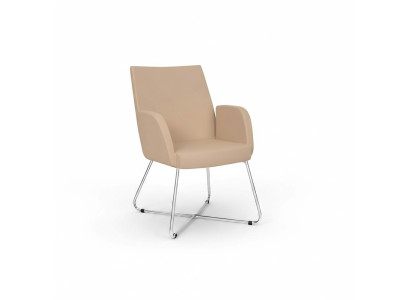 Design chair, armchair, upholstered chairs, luxury textile, armchair, beige office chair.