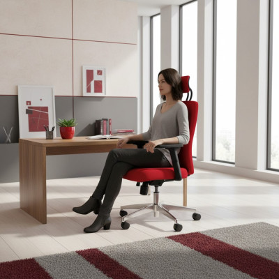 Swivel chair red office armchair gaming chair office chair desk executive new armchair