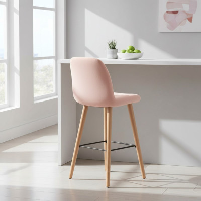 Modern Rosa Chair Designer Bar Stool Wood Stylish Luxury Furniture Stool New