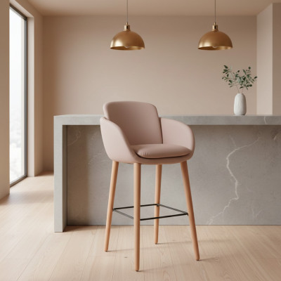 Bar stool barstool beige faux leather design barstools bar stools chairs stools