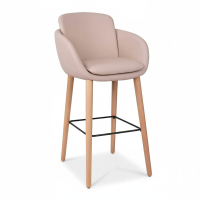 Bar stool barstool beige faux leather design barstools bar stools chairs stools