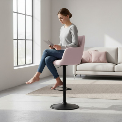 Stool Bar Rosa Stylish Bar Stool Designer Metal Dining Chair New