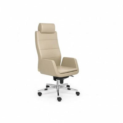 Beige office chair luxury swivel chair executive chair office furniture armchair
