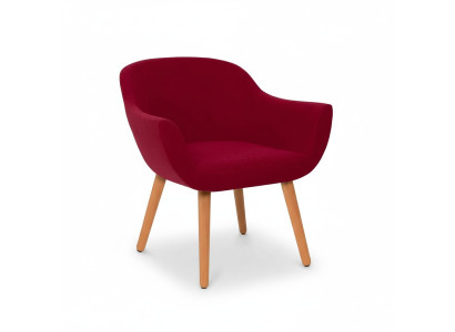 Red Stylish Designer Chair Wooden Chair Dining Chair Designer Furniture