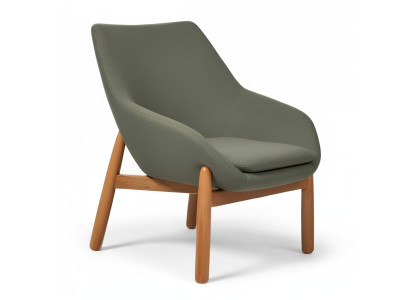 Green dining chair living room chairs designer armchair wooden legs