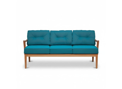 Turquoise three-seater bench dining room bench freestanding benches ottoman