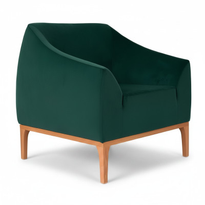 Living room armchair upholstered single-seater modern recliner.
