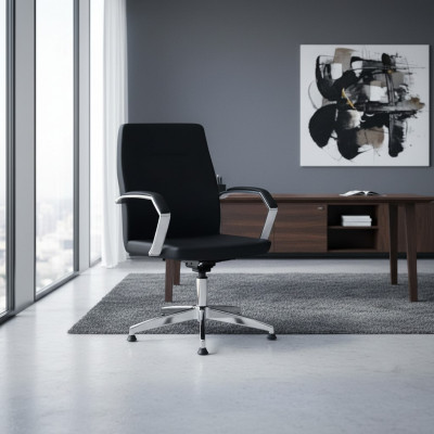 Chair Leather Upholstery Swivel Computer Chairs Furniture Office Chair Executive Chair