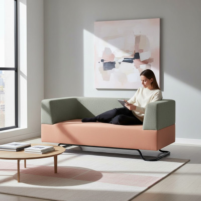 Modern 2-seater living room 2-seater upholstered couch living room luxury couch