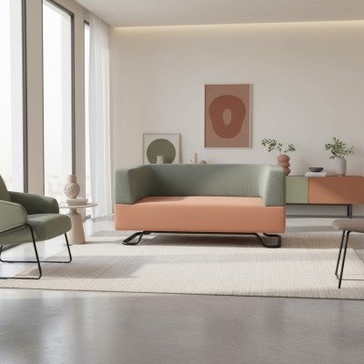 Modern 2-seater living room 2-seater upholstered couch living room luxury couch