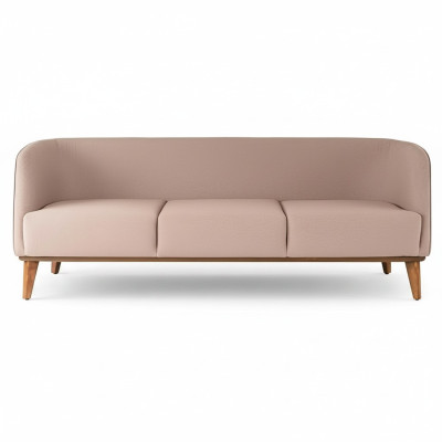 Beige Sofa Stylish 2-Seater Modern Living Room Couch Upholstered Sofas