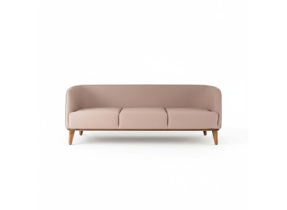 Luxury 3-seater couch upholstered sofa living room designer textile three-seater