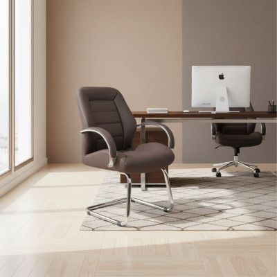 Modern executive chair, leather chair, brown office chair, computer chairs, new