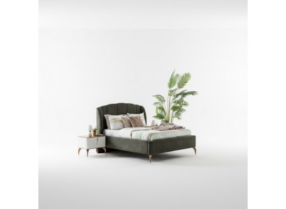 Bed Gray Double Beds Modern Bed Frame Luxury Design Bed Frame Wood New