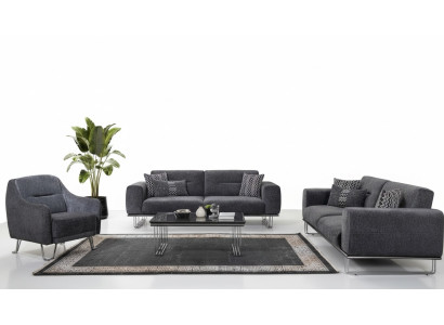 Sofa set 3+3+1 seater living room complete sofa set modern set coffee table
